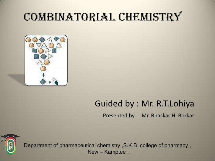 Analytical Techniques in Combinatorial Chemistry